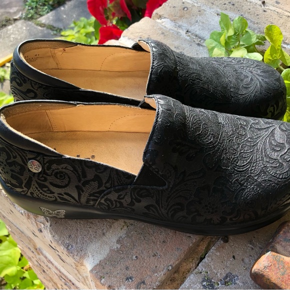 Women’s Algeria Keli Work Black Women’s Slip On in Size 41 US Size 10 - Picture 2 of 8